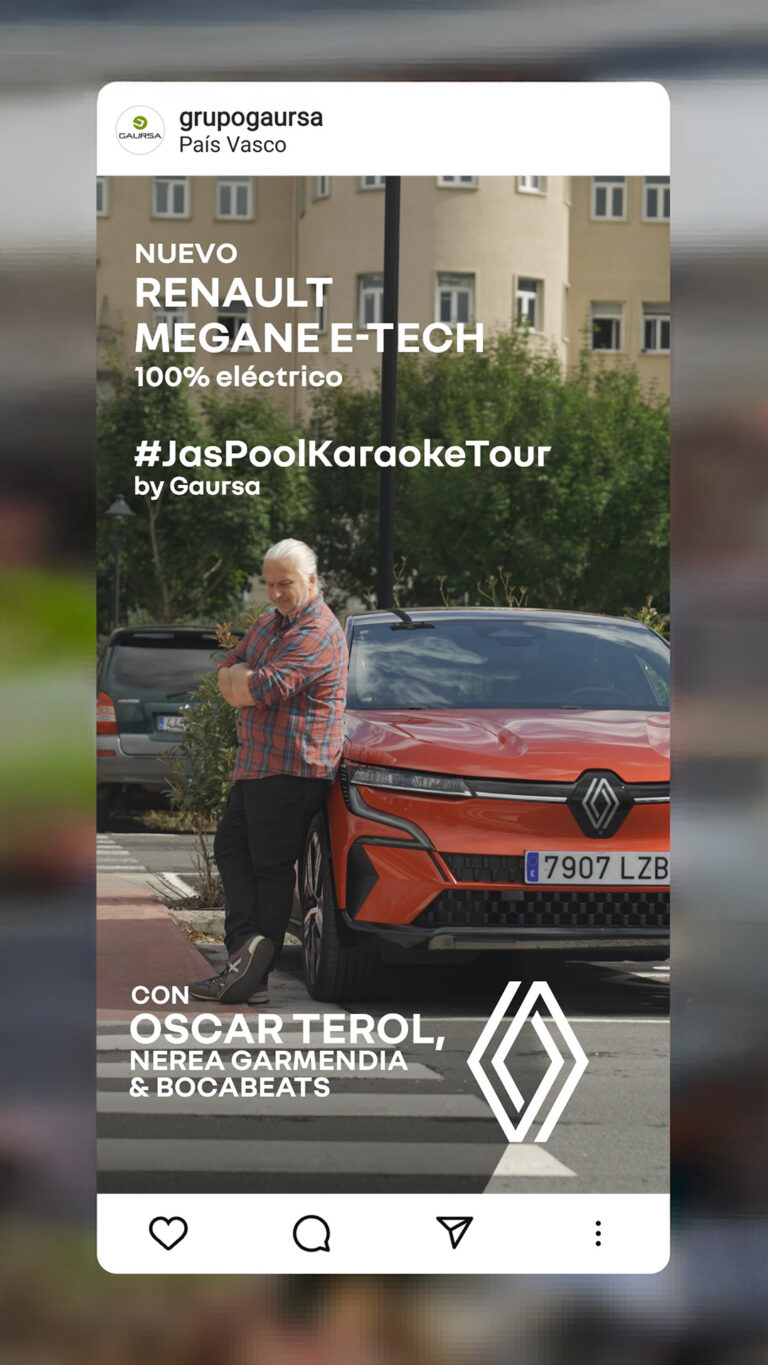 Nuevo Renault Megane E-Tech #JasPoolKaraokeTour – w/ Oscar Terol, Nerea Garmendia & Bocabeats